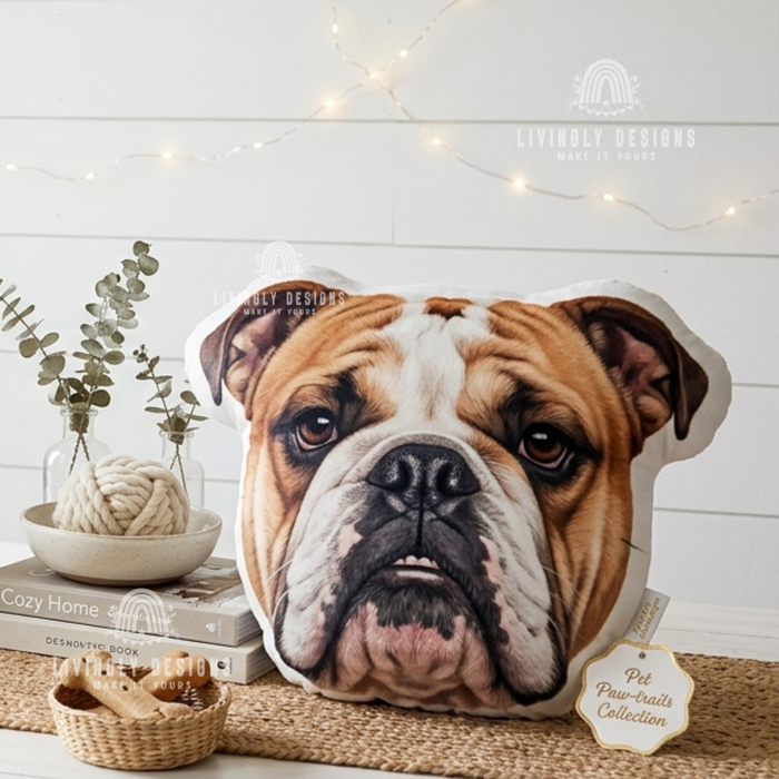 Custom Pet Pillow: Personalized Dog/Cat Photo Cushion - Pet Memorial Gift