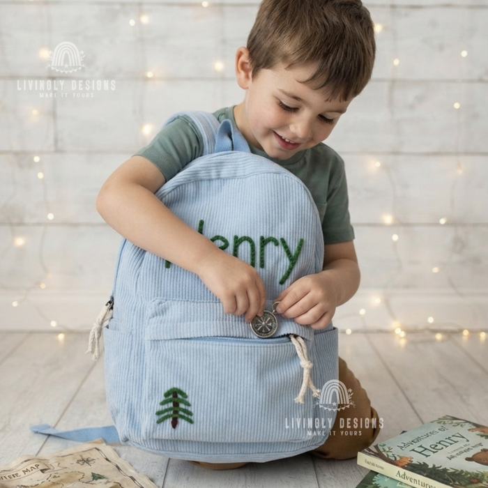 Custom Name Kids/Baby Backpack or School Bag