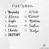 Font Options