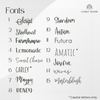 Fonts 