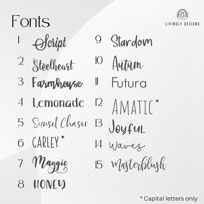 Fonts 