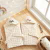 Two hooded blankets named Kylie and Arya.
