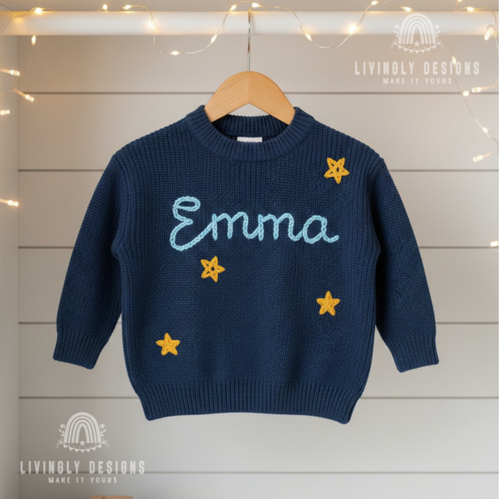 Custom Name Sunshine Day Themed Kids/Baby Sweater