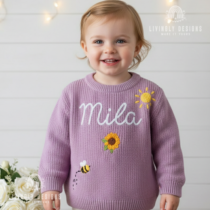 Custom Name Tiny Explorer Nautical Themed Kids/Baby Sweater