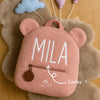 Personalized Name Soft Teddy Bear Toddler Backpack | Custom Embroidered Name | Back-to-School Keepsake | Teddy Bear Backpack Custom Backpack