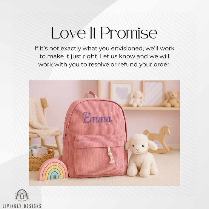 Custom Toddler Preschool & Kindergarten Backpack