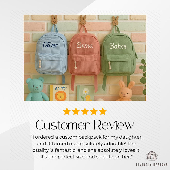 Custom Toddler Preschool & Kindergarten Backpack