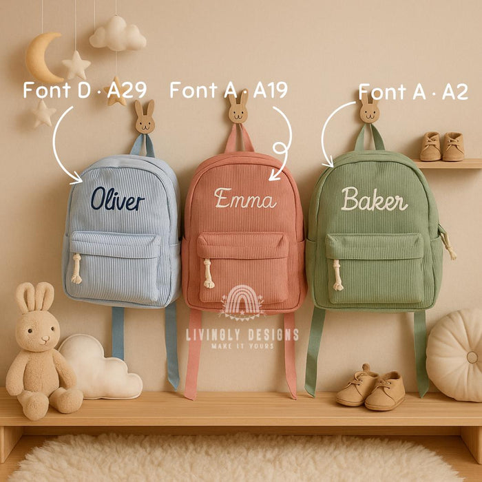 Custom Toddler Preschool & Kindergarten Backpack