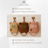 Personalized Name Soft Teddy Bear Toddler Backpack | Custom Embroidered Name | Back-to-School Keepsake | Teddy Bear Backpack Custom Backpack