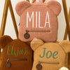 Personalized Name Soft Teddy Bear Toddler Backpack | Custom Embroidered Name | Back-to-School Keepsake | Teddy Bear Backpack Custom Backpack