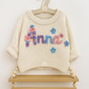 Custom Floral Baby Sweater | Custom Name Jumper | Hand-Embroidered Toddler Sweater | Baby Gift | Baby Keepsake