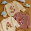 Personalized Letter Baby Sweater | Custom Hand-Embroidered Jumper | Baby & Toddler Gift | Keepsake Sweater | Baby Gift