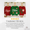 Custom Holiday Baby Sweater | Custom Name Toddler Jumper | Hand-Embroidered Baby Gift | Baby Keepsake | Festive Personalized Baby Outfit