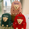 Custom Name Teddy Bear Machine Embroidered Toddler Backpack | Kids School Bag | Back-to-School, Keepsake | Personalized Teddy Backpack