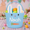 Custom Name Easter Basket For Kids | Personalized Bunny Baskets Baby Shower Gift | Cotton Rope Basket Gift | Custom Boy Girl Easter Basket