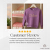 Personalized Letter/Name Child Floral Sweater | Machine Embroidered Sweater | Custom Kids Sweater | Custom Keepsake | Soft Sweatshirt | Gift