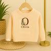 Personalized Bunny Letter Baby Sweater | Custom Toddler Sweater, Embroidered Name Gift, Easter Outfit | Animal Initial Sweater Rabbit Letter