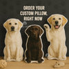 Custom Pet Pillow: Personalized Dog Cat Photo Gift, Double-Sided Print
