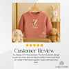 Personalized Bunny Letter Baby Sweater | Custom Toddler Sweater, Embroidered Name Gift, Easter Outfit | Animal Initial Sweater Rabbit Letter