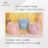 Custom Name Embroidered Bunny Basket | Corduroy Easter Basket for Kids | Easter Egg Hunt Bag | Cute Personalized Gift for Child | Tote Bag