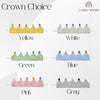 Custom Name Kids Birthday Crown | Hand Embroidered Baby First Birthday Crown | Personalized Party Hat | Birthday Hat, Crown | Keepsake Gift