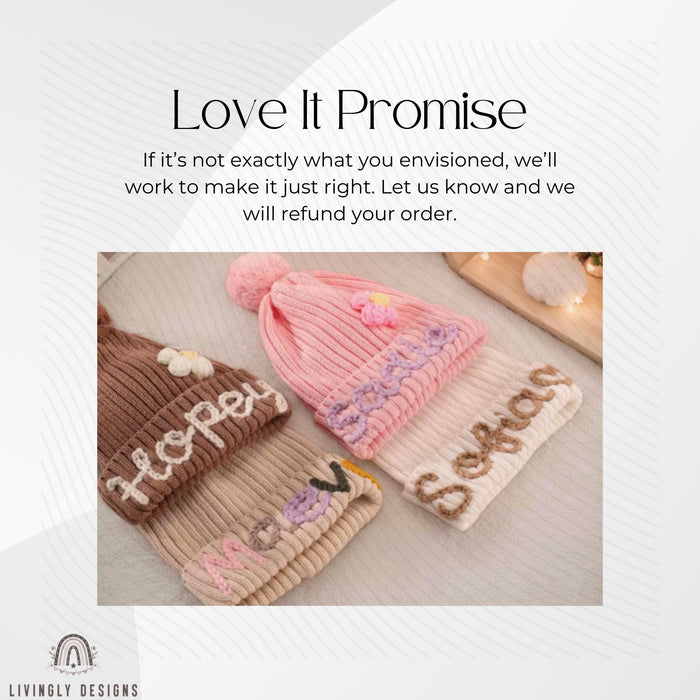 Personalized Embroidered Kids Beanie