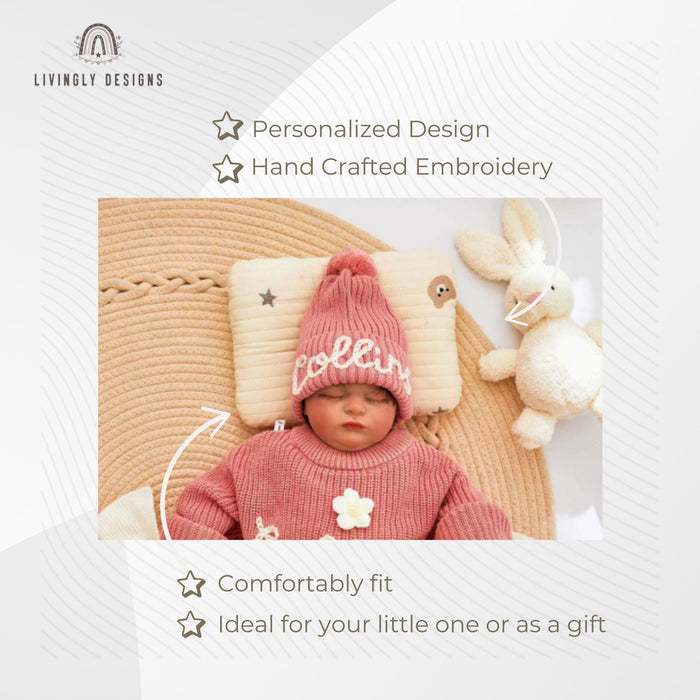 Personalized Name Kids Beanie | Custom Toddler Hat | Embroidered Winter Hat | Cozy Beanie | Kids Gift Idea | Custom Baby Gift | Baby Shower