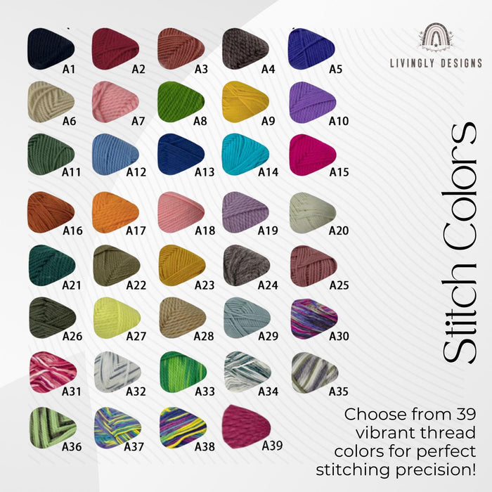 Hand Embroidered Custom Lion Baby Blanket