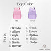 Custom Name Girls Tutu Ballet Backpack | Lightweight School Bag with Tutu | Personalized Pink Purple Backpack for Kids | Ballerina Backpack