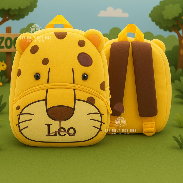 Personalized Plush Animal Backpack