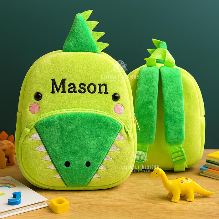 Personalized Plush Animal Backpack