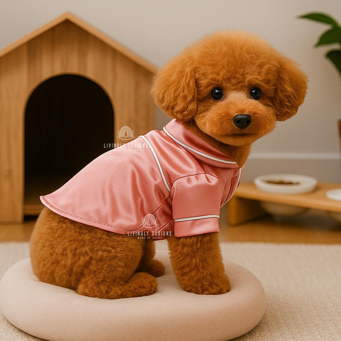 Custom Name Pet Pajamas | Custom Embroidered Sleepwear | Personalized Pet Pajamas | Custom Name Dog or Cat Outfit | Perfect Gift Pet Parents
