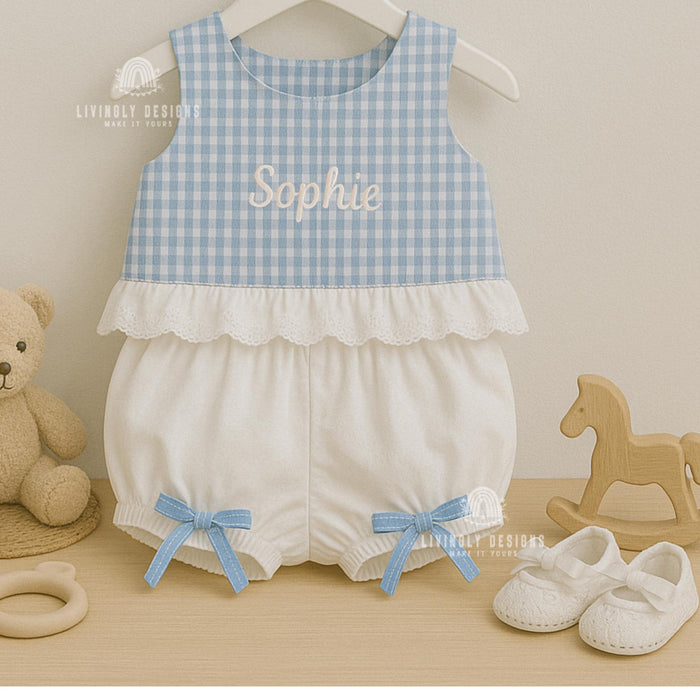 Girls Top & Skirt Set