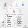 Personalized Plush Animal Baby Comforter: Embroidered Name Security Blanket