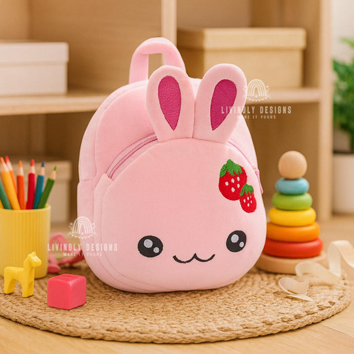 Personalized Plush Kids Backpack Cartoon Animals