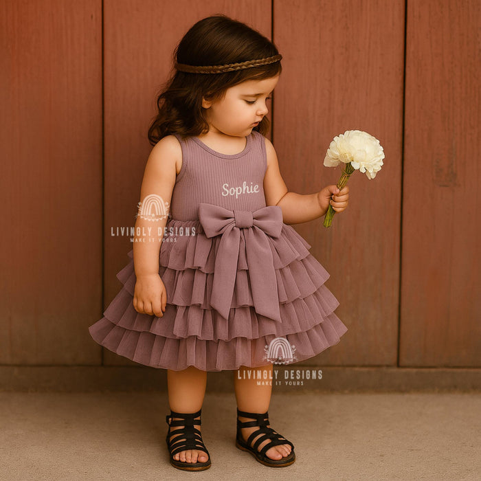 Girls Top & Skirt Set