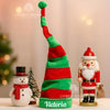 Personalized Embroidered Christmas Elf Hat: Extra Long Holiday Hat