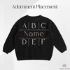 Personalized Hand-Embroidered Halloween Sweater: Ghost, Pumpkin, Witch