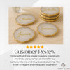 Personalized Resin Agate Coasters: Metallic Rim, Custom Wedding Decor