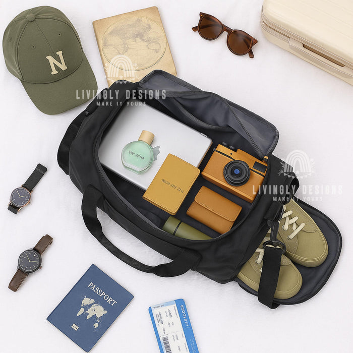 Personalized Cross-Border Hot Selling Travel Bag: Sports Training Duffel, Waterproof Wet Dry Separation Bag