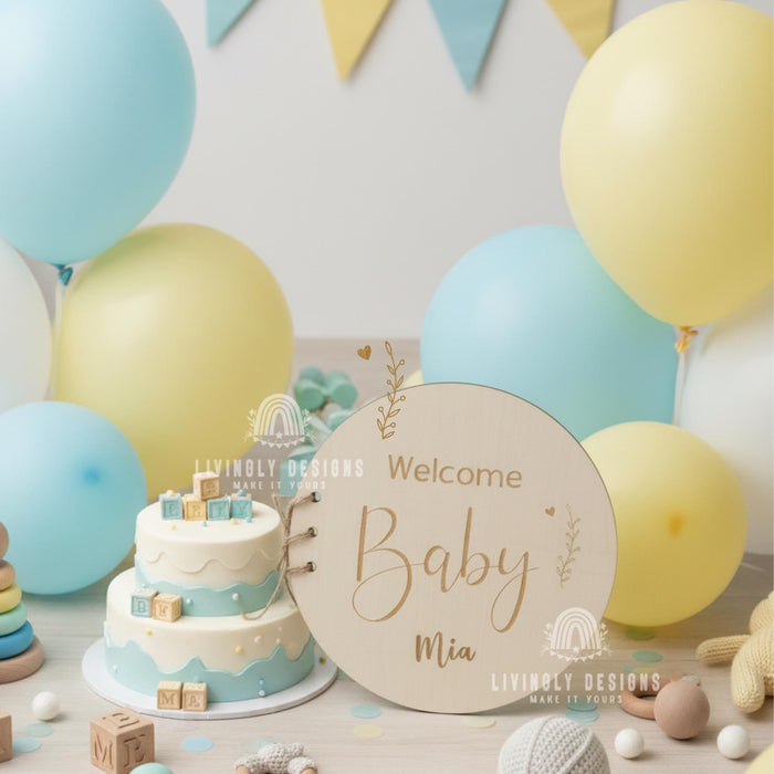 Personalized Wooden Guest Book Keepsake Album