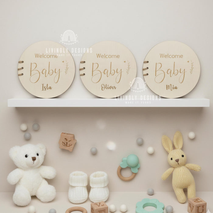 Personalized Wooden Guest Book Keepsake Album