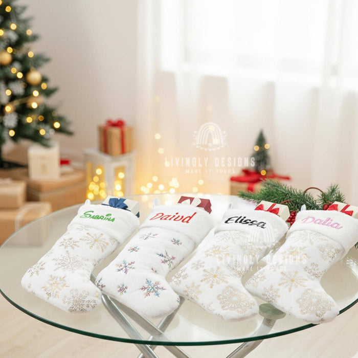 Personalized Name Christmas Stocking Holiday Decor