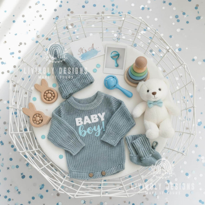 Custom Name Baby Romper Outfit with Socks