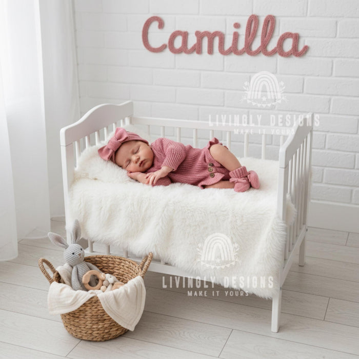 Personalized Baby Ruffle 3-Piece Romper Outfit