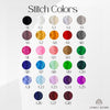 Stitch color chart