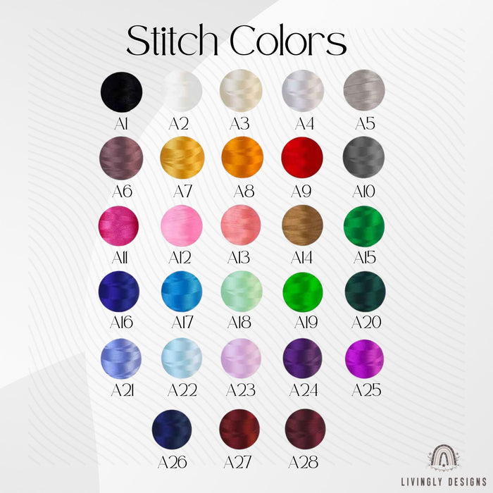 Personalized Embroidered Corduroy Makeup Bag