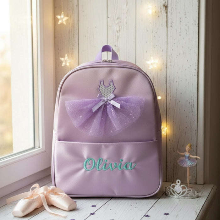 Personalized Ballerina Tutu Dance Backpack