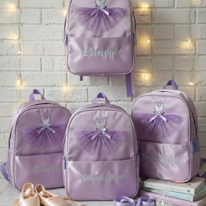 Personalized Ballerina Tutu Dance Backpack