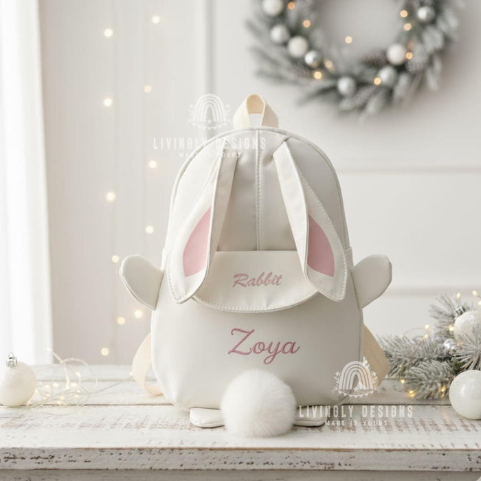 Personalized Bunny Adventure Backpack with Name